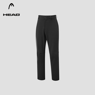 休闲裤 HEAD海德保暖薄绒运动针织长裤 简约通勤男士 新款 2025冬季