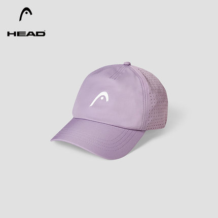 HEAD海德网球运动鸭舌帽25秋季新款透气户外遮阳渐变男女同款帽子