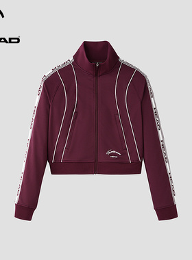 HEAD海德Vantage 套装经典复古夹克25冬季新款网球运动立领外套女