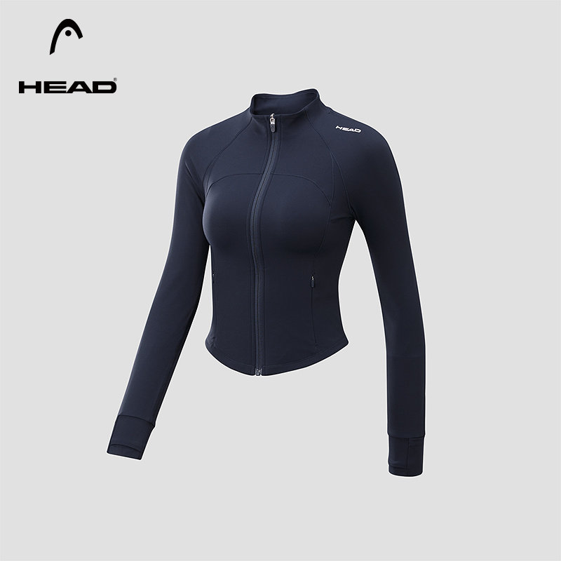 【短款】HEAD海德小立领网球运动夹克2025秋季新款弹力紧身外套女,运动服/休闲服装,运动茄克/外套,淘宝优惠券,粉丝福利购,淘宝优惠卷