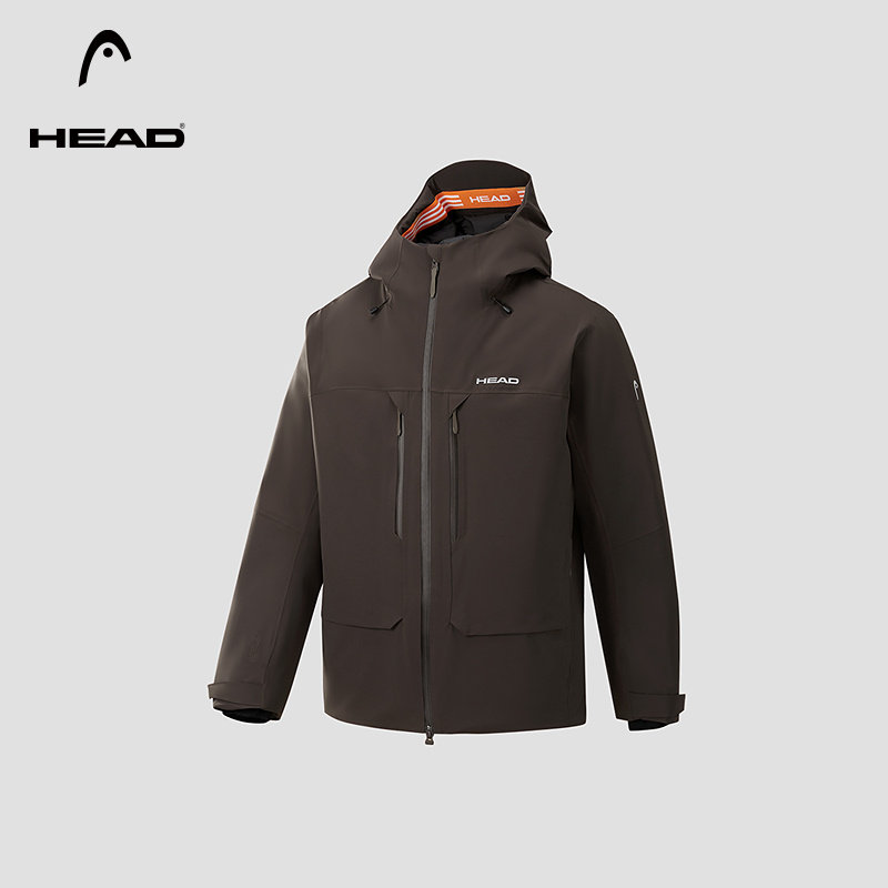 HEAD海德户外运动保暖连帽羽绒服冬季新款800蓬防水男士外套