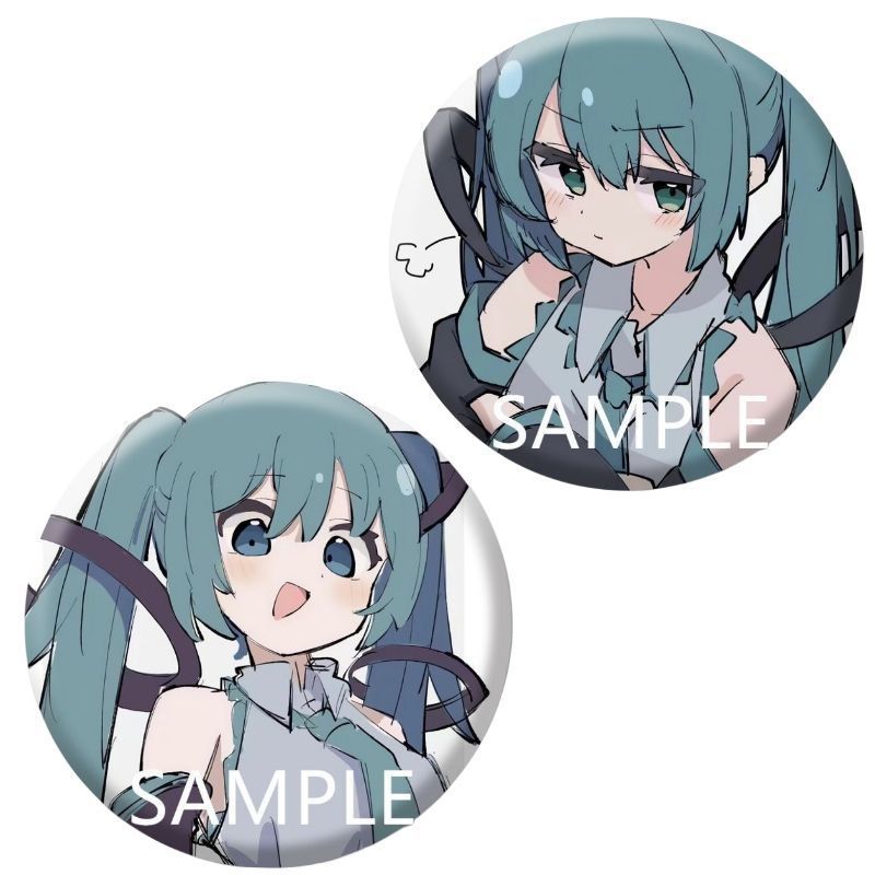 miku初音未来吧唧公主殿下马口铁大金属徽章胸针痛包挂件谷子吧唧