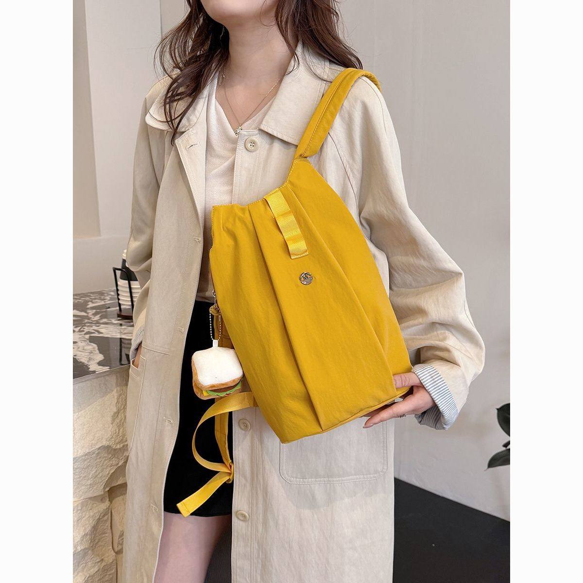 双肩包女旅游轻便高颜值女士外出新款多功能时尚洋气高级设计感,箱包皮具/热销女包/男包,双肩背包,淘宝优惠券,粉丝福利购,淘宝优惠卷