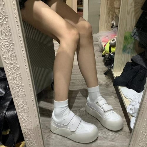 树上有个桃百搭休闲厚底板鞋