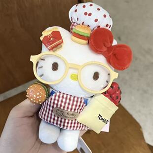 毛绒玩偶挎包书包挂件kitty新哈喽kitty包包挂饰kt猫送闺蜜礼物女