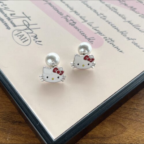 韩国可爱hellokitty耳饰
