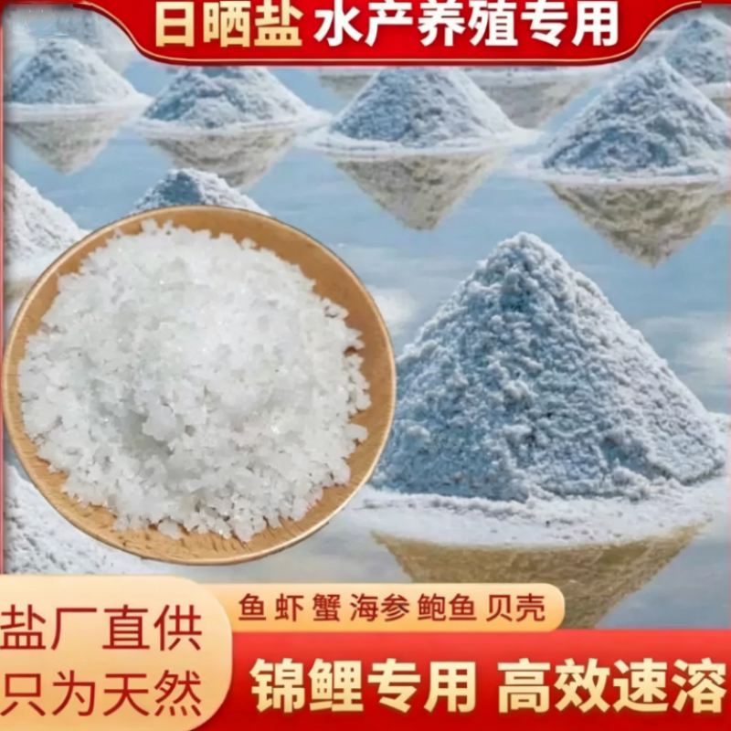锦鲤专用日晒盐改善水质用工业盐
