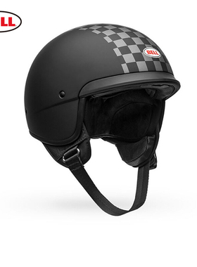 美国BELL贝尔摩托车头盔男女哈雷复古半盔夏季骑行瓢盔机车装备