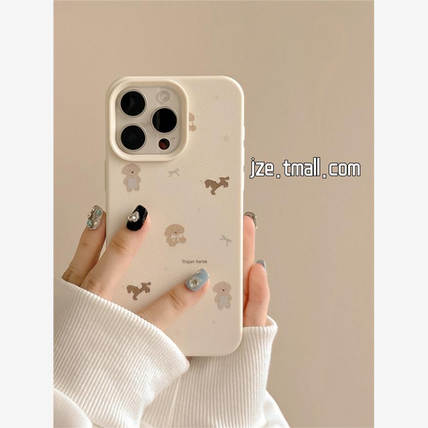 韩式简约少女心可爱卡通适用于苹果14手机壳iPhone 13 Pro Max新款15Pro防摔12女性小众11硅胶14Pro创意全包