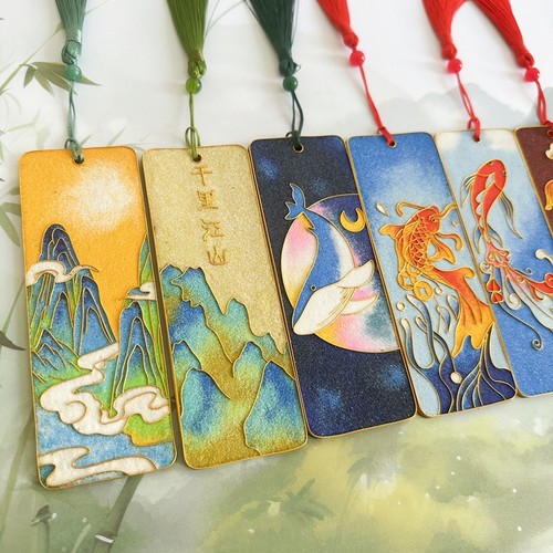 景泰蓝掐丝珐琅书签团建活动