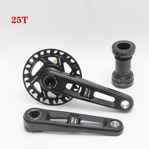 CRUZbike 超轻儿童自行车曲柄铝合金全CNC直联式镂空中空折叠曲柄