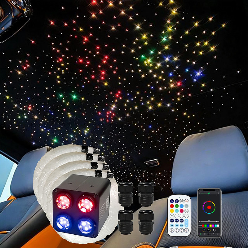 四色四头闪烁APP星空顶七彩星空