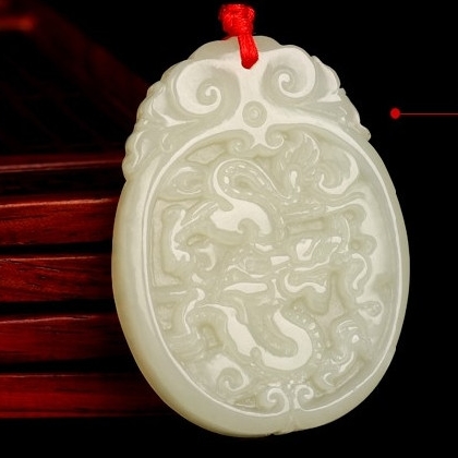 天然和田玉十二生肖鼠牛虎兔龙蛇马羊猴鸡狗猪和田白玉挂件玉牌