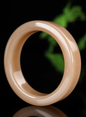 和田玉糖玉手镯女款工镯平安镯福镯且末糖料玉石镯子玉镯天然玉石