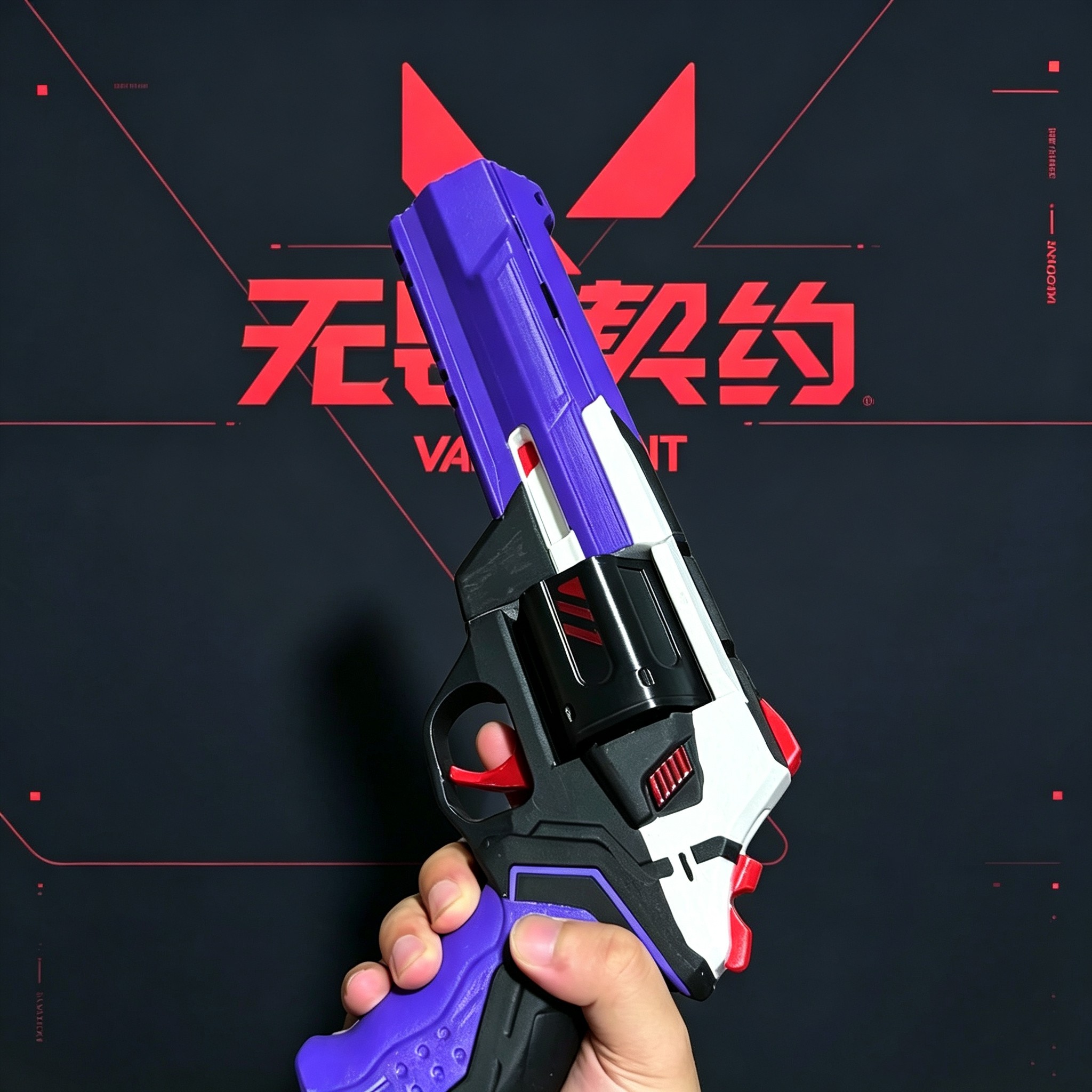 瓦罗兰特无畏契约 壹决 壹决专武正义手枪模型一比一模型比例