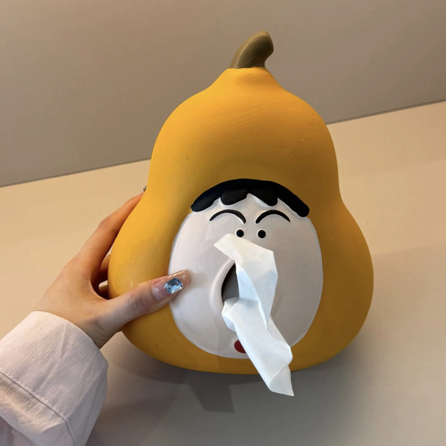 阿呆抽纸盒卡通趣味创意搞怪可爱