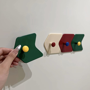 MOMO HOME家居创意免打孔挂钩多巴胺彩色简约箭头挂钩厨房