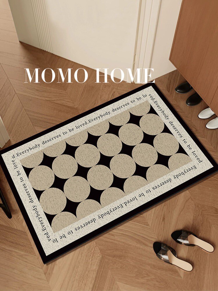MOMO HOME家居复古轻奢感进门入户地垫玄关除尘耐磨防滑脚垫
