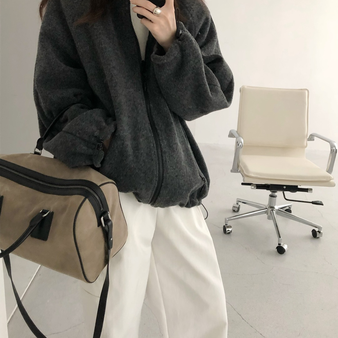 7米-外套韩系加厚保暖两面穿百搭显瘦短外套(尺码仅供参考)W20818