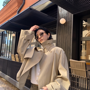 F.THREE三姐妹 上新韩系简约日常设计感宽松夹克休闲短外套96101