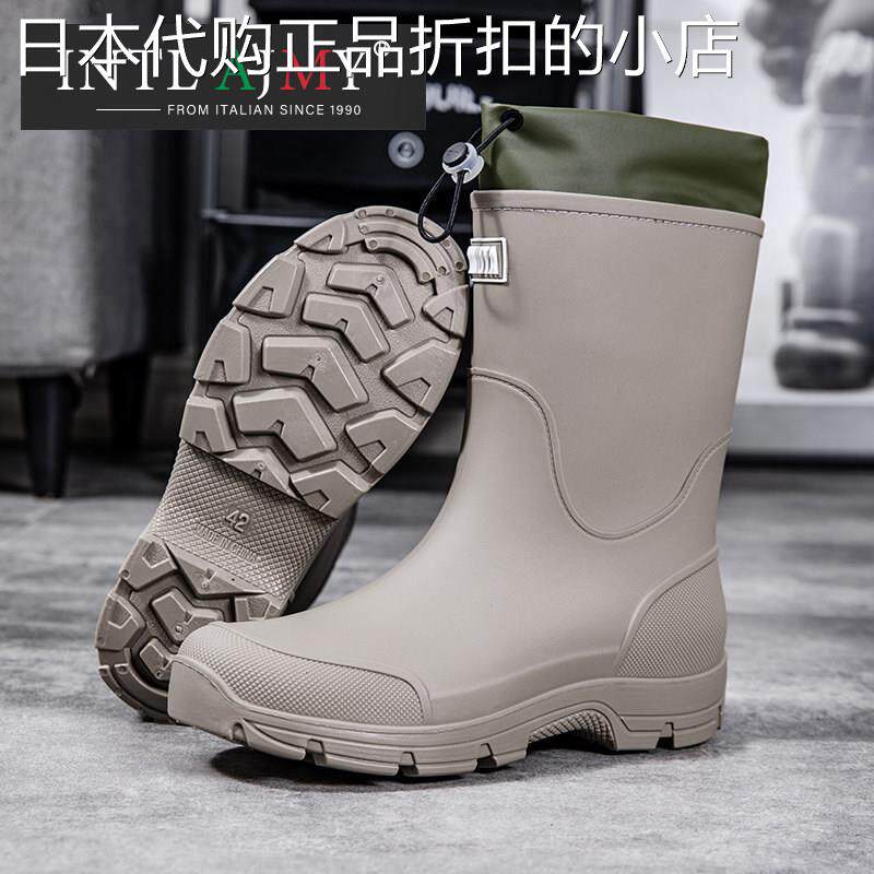 防滑雨鞋男女款中筒雨靴防水鞋胶