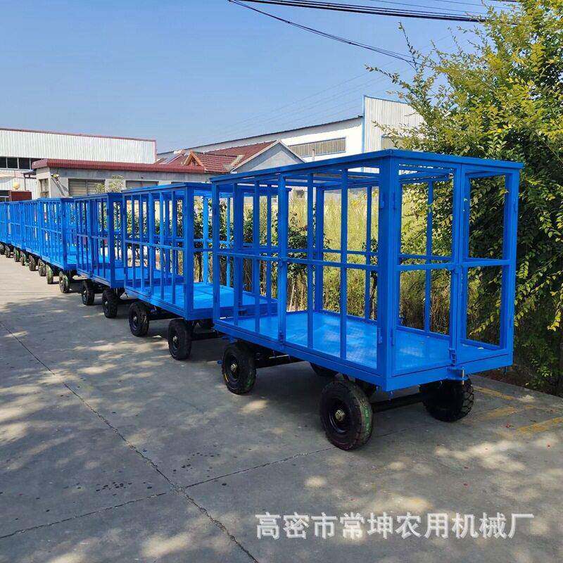 非标定制2吨雨棚拖车200*1200*100拖挂牵引带雨棚拖车四轮
