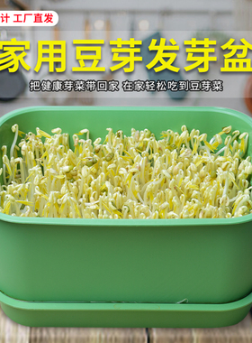 食品级有机水培育苗盘营养钵黄绿豆芽发豆芽专用盆家用豆芽机神器