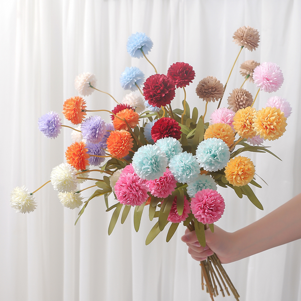 蒲公英仿真花花束假花绢花插花
