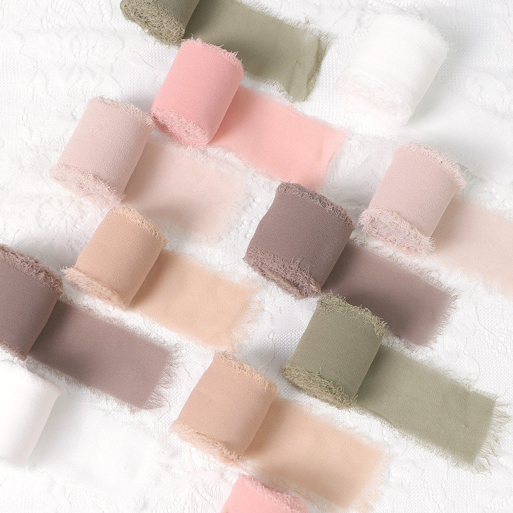 手撕毛边雪纺带丝带婚礼布置手捧花真丝布条纱带花束花艺鲜花绑带,家居饰品,DIY仿真材料,淘宝优惠券,粉丝福利购,淘宝优惠卷