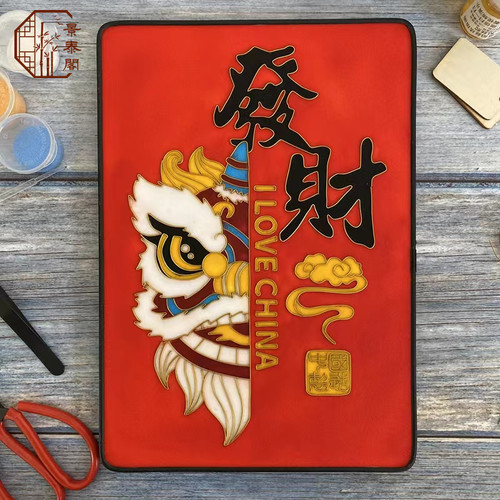 景泰蓝掐丝珐琅画团建手工课