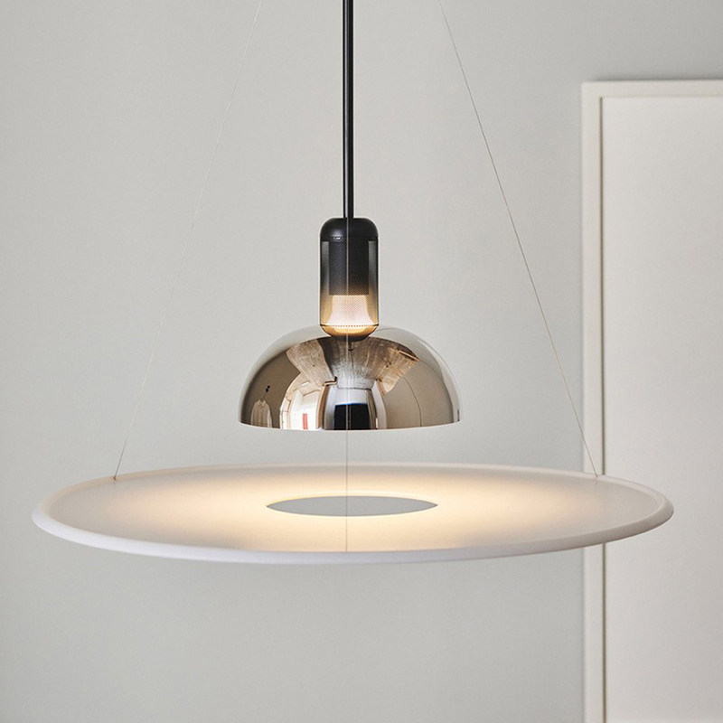 意大利餐厅吊灯Flos Frisbi飞碟灯经典设计师款书房简约餐桌灯具