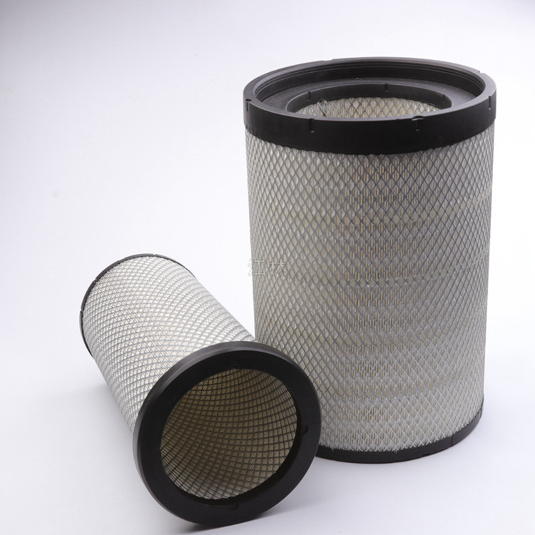 K3043PU适配华菱汉马H6空气滤芯宇通客车联合重卡AF26597滤清器格