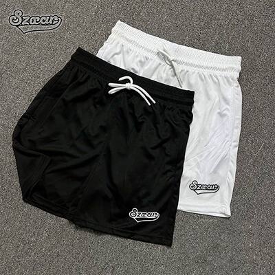 SZXAR篮球短裤刺绣男速干运动跑步宽松休闲夏季训练健身透气四分