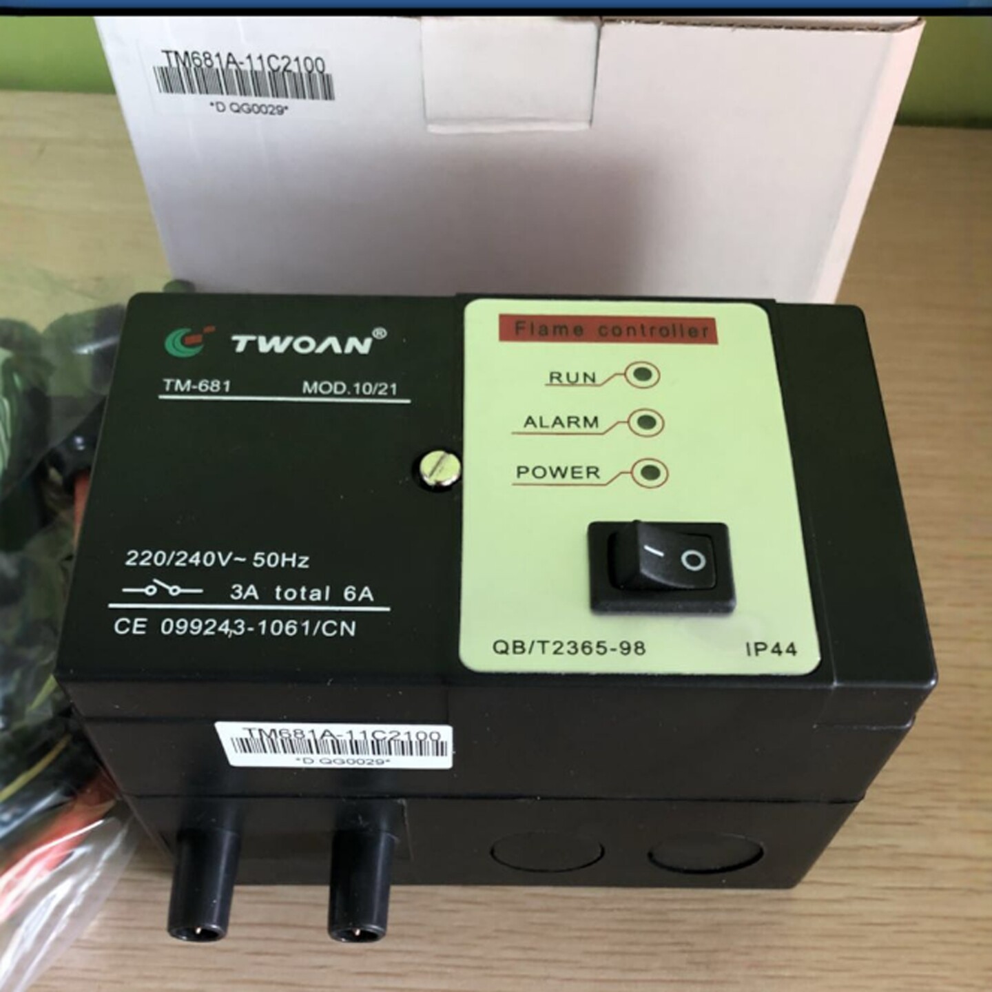 TWOAN点火控制器TM681高压包燃气锅炉点火器窑炉自动点火变压器