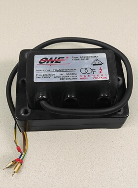 ONC点火变压器工业锅炉配件燃气燃烧器点火器燃烧机高压包BGY001