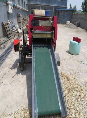 秆秸青贮裹包机械机IVT青饲草电动捆包膜打机全自动青储裹膜打捆