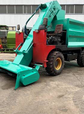 带蓬四轮全粪车柴油清粪翻场斗车牛自YRW动清粪机收粪一体清机