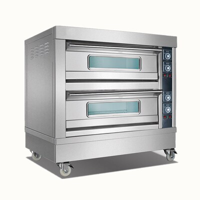 一层两盘两层四盘三层六盘电烤箱商用燃气煤气瓦斯烤炉 toaster