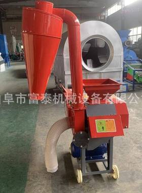 牛机场米青饲料铡草机EON多功能铡草揉搓粉碎玉芯麦秸铡养切机