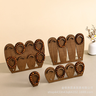 实木手串展示架手镯首饰品架立式陈列收纳架摆摊直播道具货架