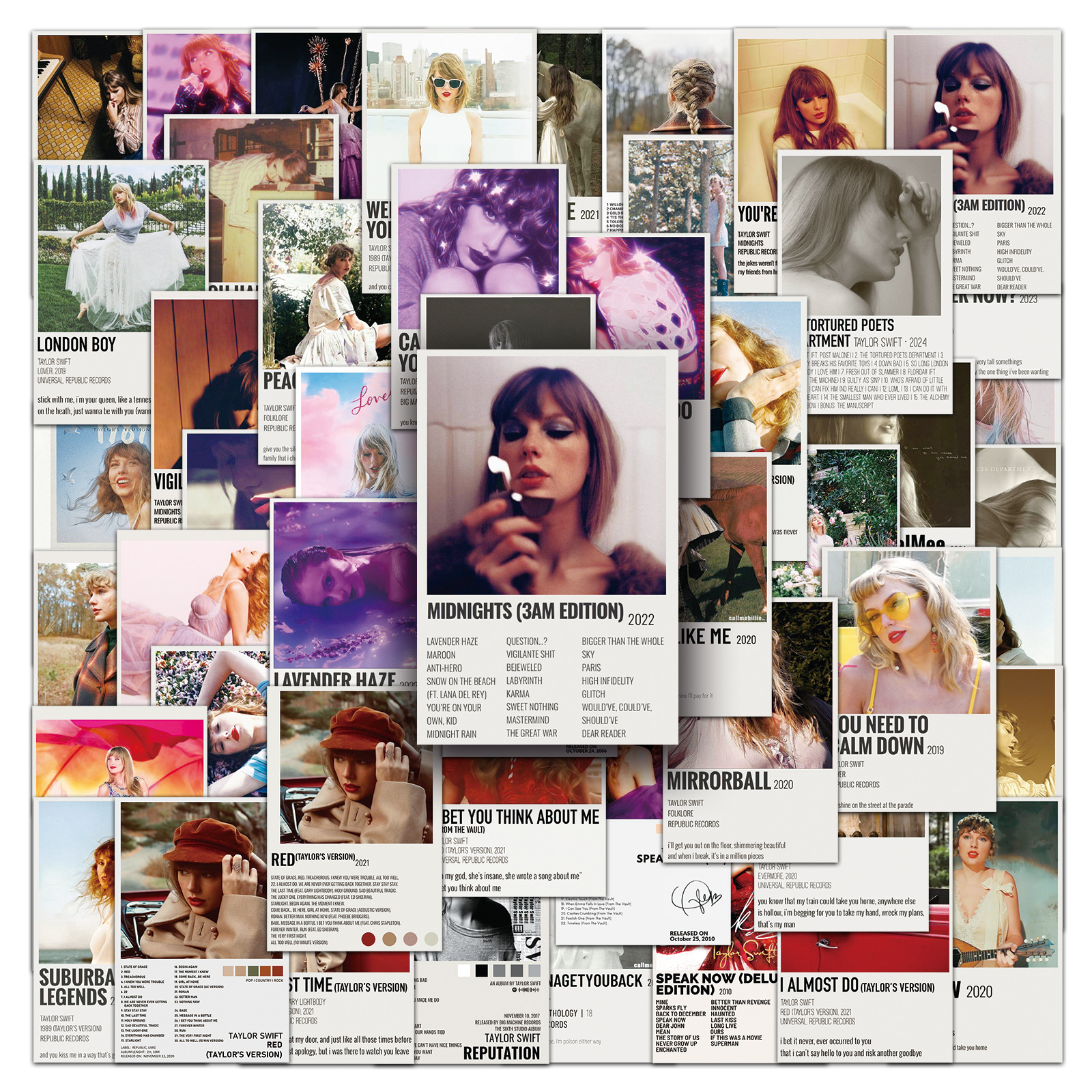 泰勒斯威夫特专辑海报贴纸