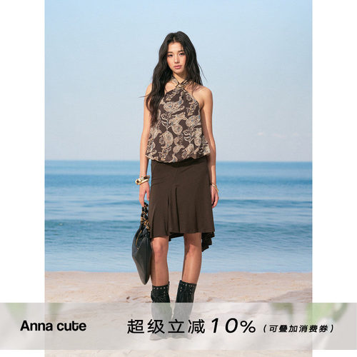 ANNACUTE腰果花金属扣挂脖