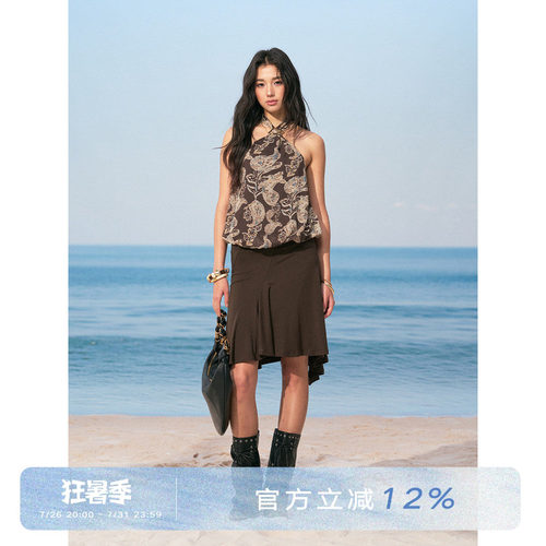 ANNACUTE腰果花金属扣挂脖