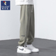 运动裤 裤 秋季 啄木鸟男士 新款 宽松潮流秋冬款 子男休闲束脚抽绳卫裤