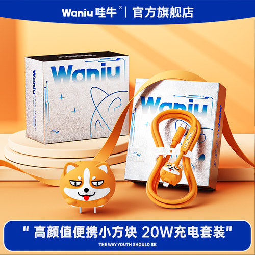【高颜值】哇牛适用苹果20W快充