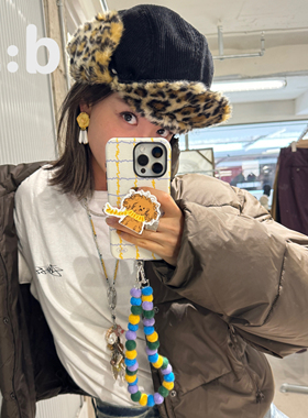 a:b原创潦草小狗系列短款/长款手机绳