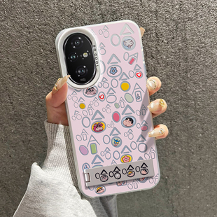 x30女x40i高端80gt 适用荣耀200Pro手机壳华为100彩银90带支架小新honor80Pro全包50防摔70软套x50网红60新款