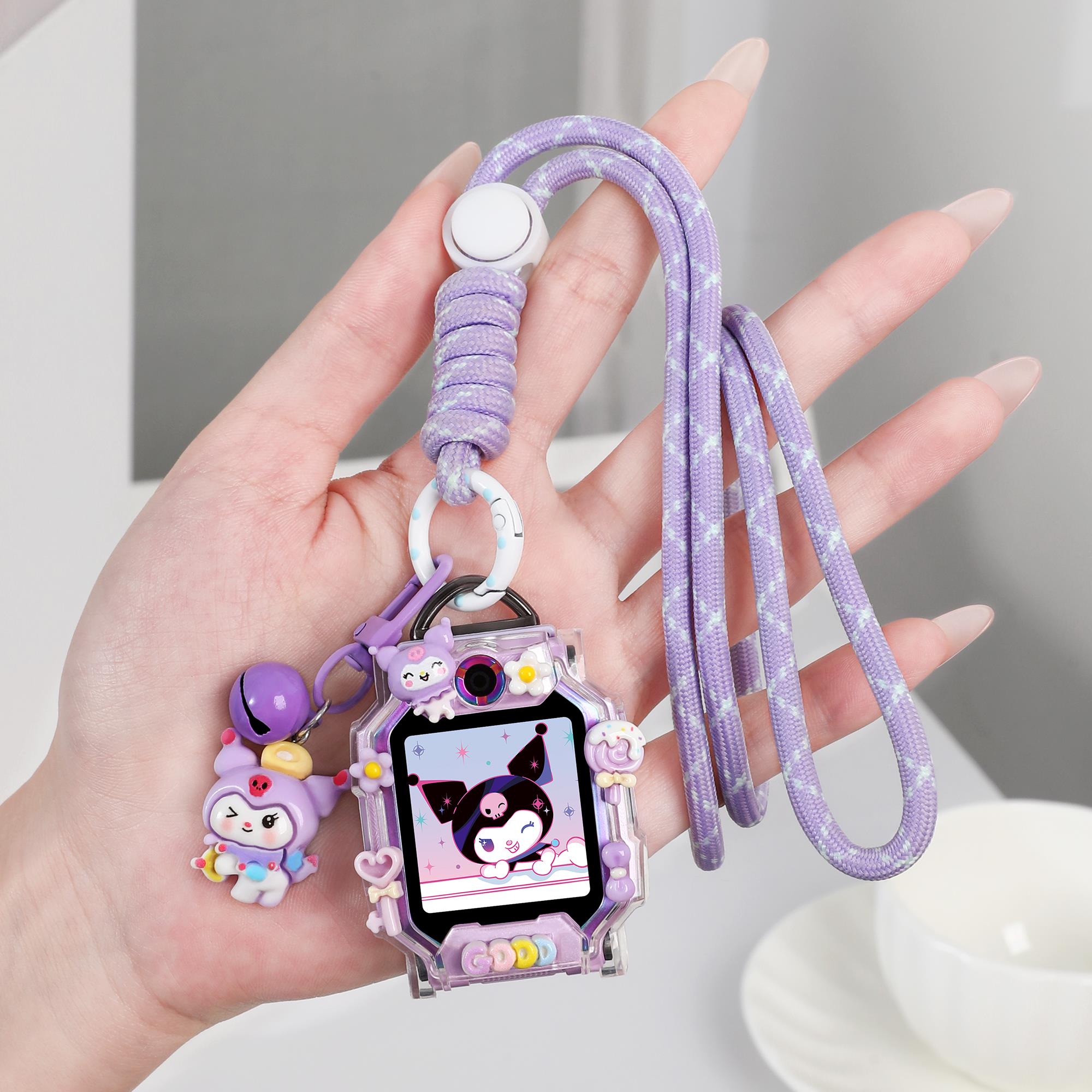 可调节公仔挂绳适用小天才Z11电话手表Z10Z7表带Z8AZ9挂脖套Z6pro