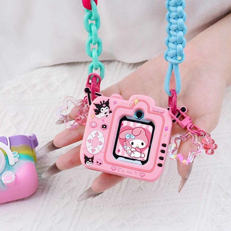 适用小天才W2123AC电话手表Y8表带Q1S挂套Z1保护壳D3S卡通绳表袋