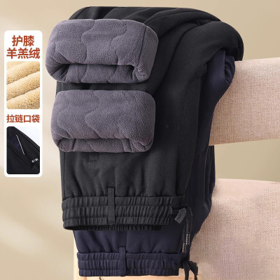 东北过冬大棉裤男款冬季新款中老年人外穿保暖裤加绒加厚爸爸裤子